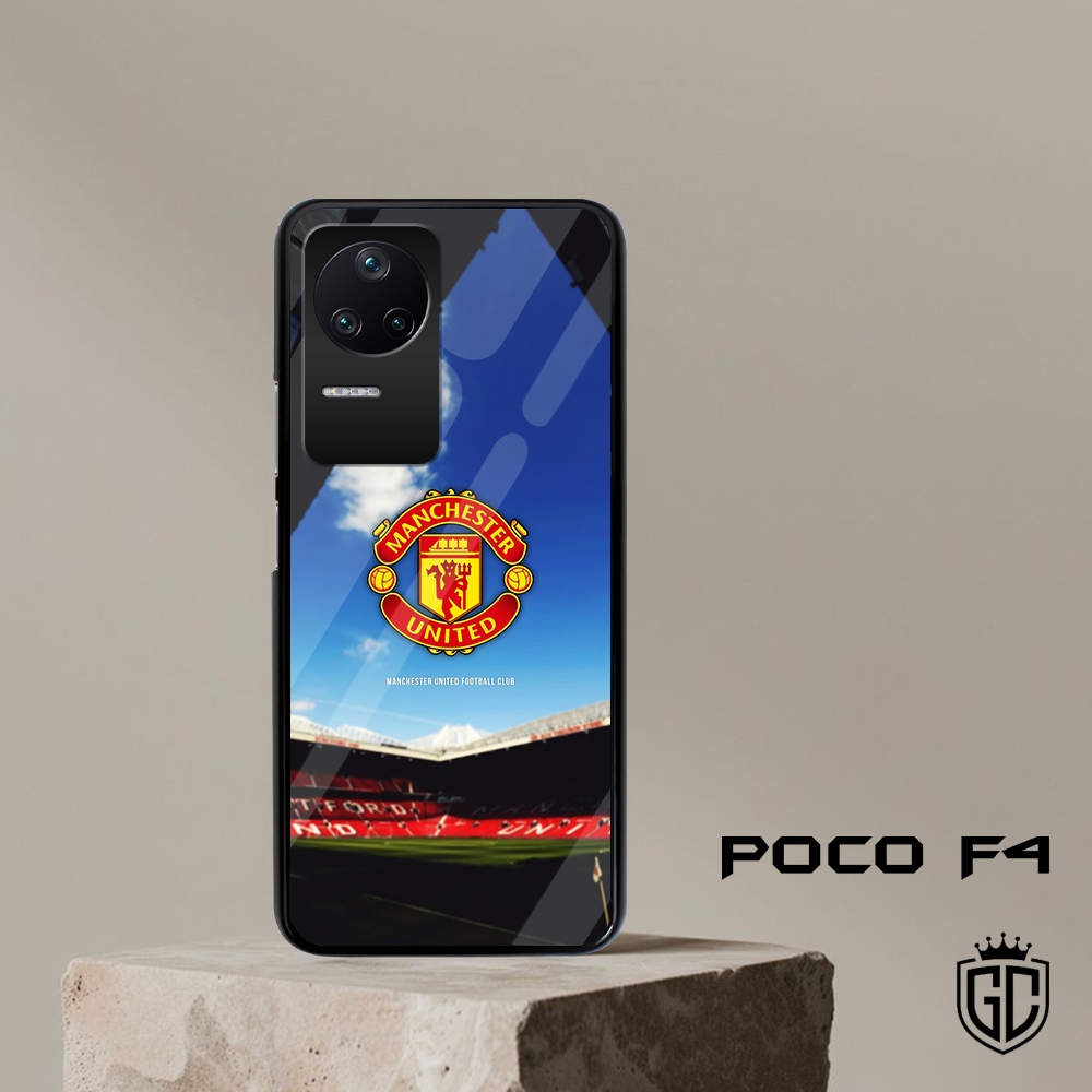 [SP04]  Case Glossy Case HD | POCO F4 | CASE KEKINIAN LUCU |  Casing Hp Kilau Motif MANCHESTER UNITE