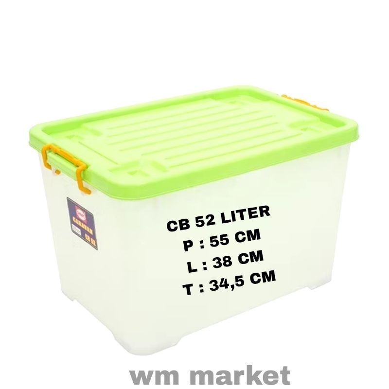 CONTAINER BOX CB 52 LITER SHINPO / KONTAINER PENYIMPANAN / BOX SHINPO / SHINPO 142 CONTAINER BOX