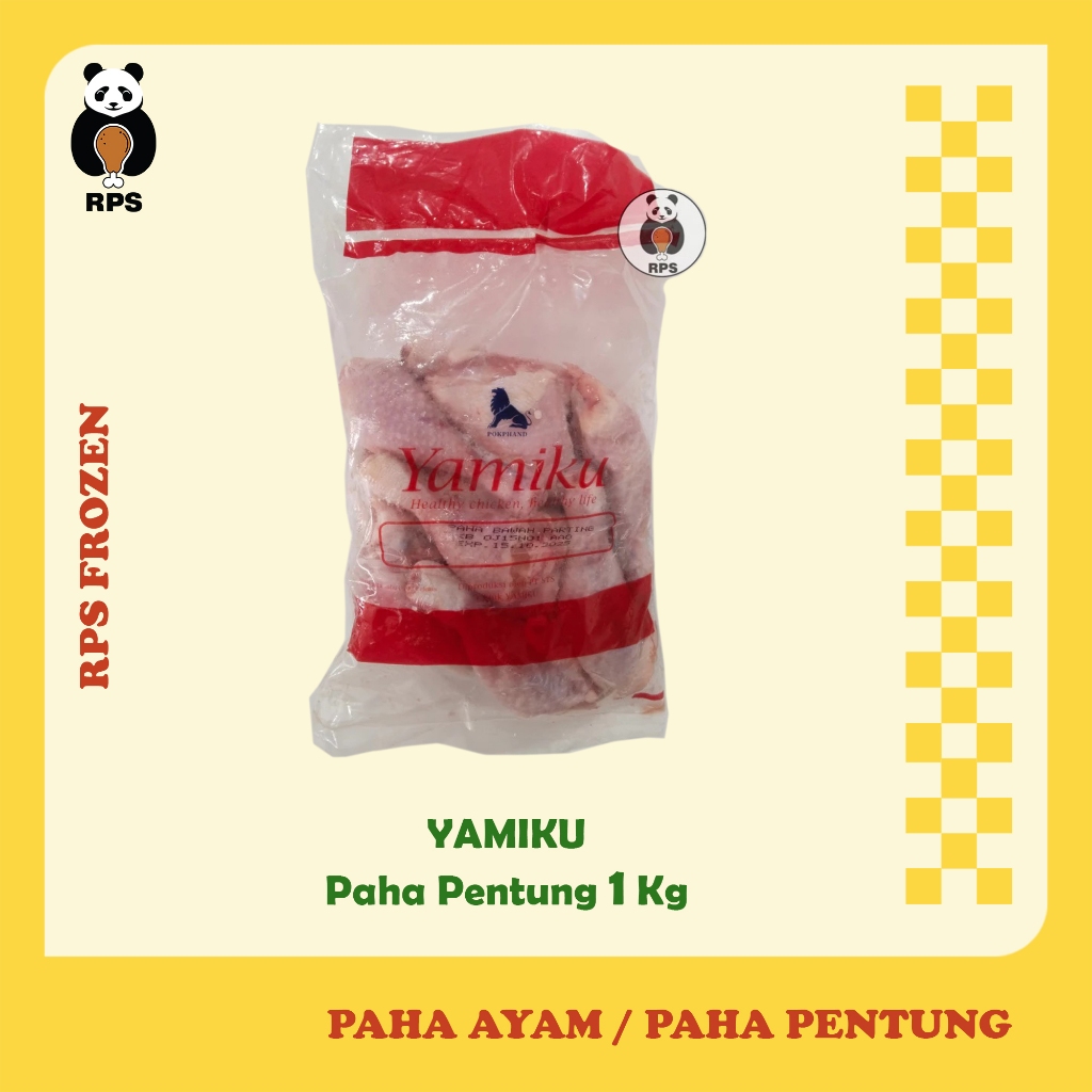 

Paha Pentung 1 Kg Yamiku, Paha Upin Ipin 1Kg Yamiku, Paha Pentung Merk Yamiku, Drumstick Paha Atas, Paha Bawah