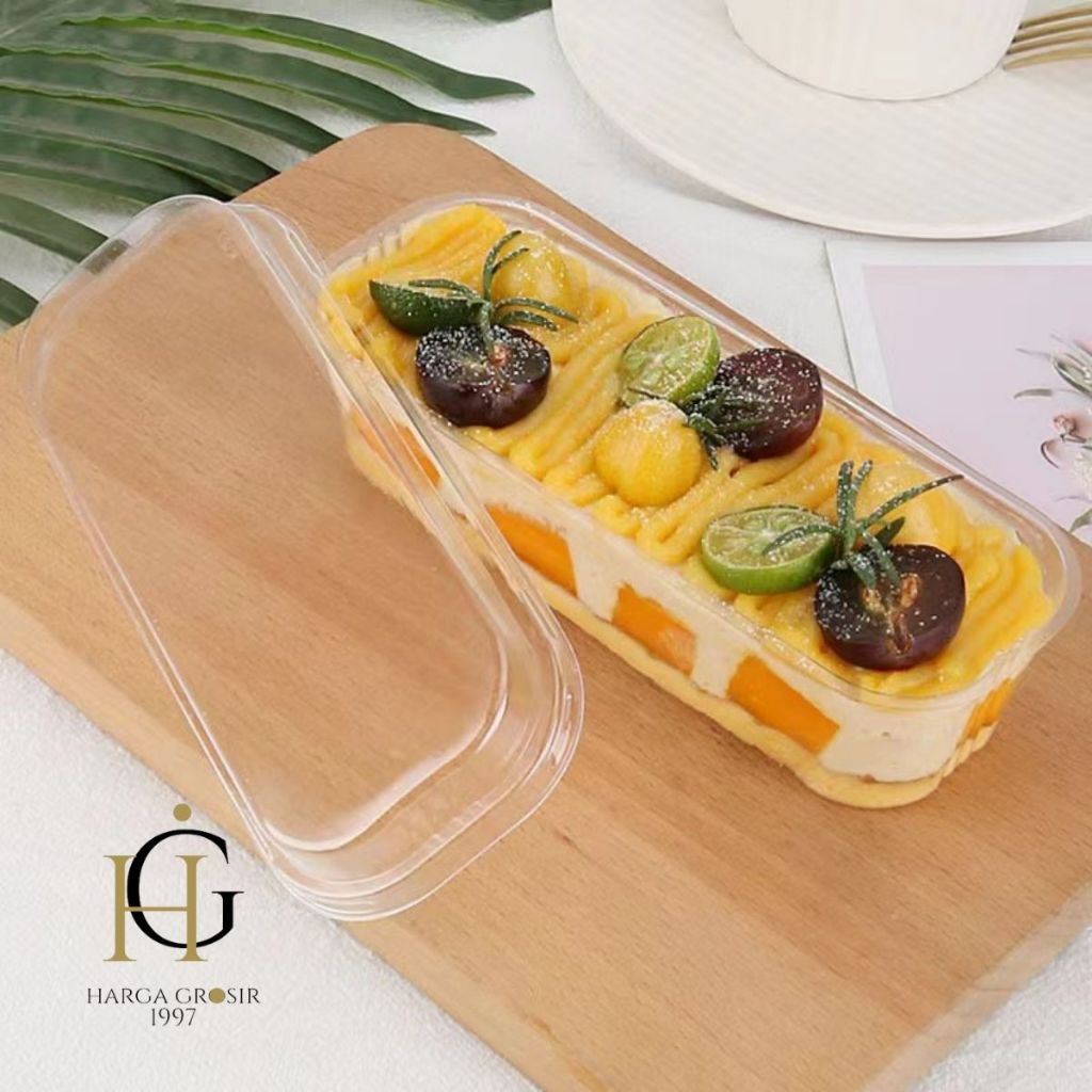 

KOTAK MIKA LONJONG TRANSPARAN 14,5X5X4,8 CM TERJANGKAU TERMURAH KUE HAMPERS HIASAN NATAL LEBARAN JUAL COD