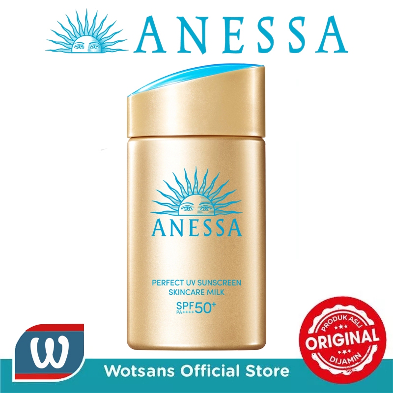 Anessa - Perfect UV Sunscreen Skin Care Milk SPF 50+ PA++++ 60ml - Sunscreen Kulit Normal / Berminya