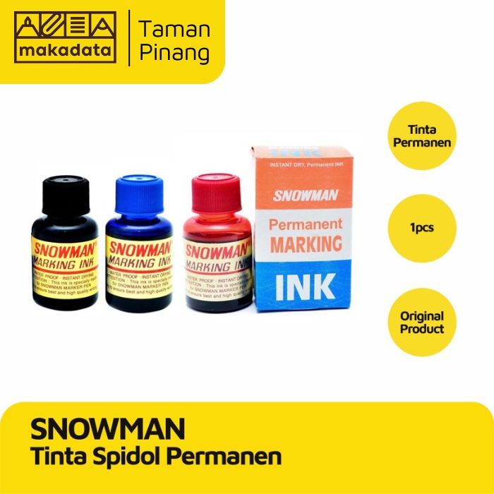

ISI TINTA / REFILL TINTA SPIDOL PERMANEN MARKER SNOWMAN (1 PCS)