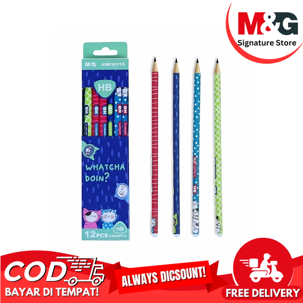 

Pensil HB Tema So Many Cats M&G &#AWP30713 Pencil Sekolah & Kantor - SATUAN