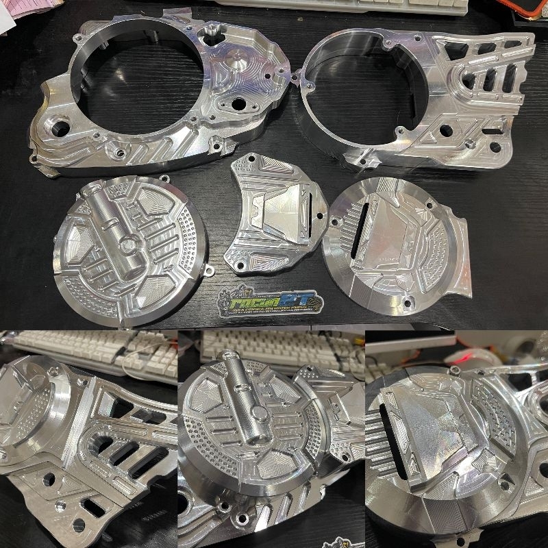 BAK KALTER BLOK MESIN RX KING BILED  BILLET BILET BILLED CNC R2T PROJECT KWALITAS TERBAIK yg