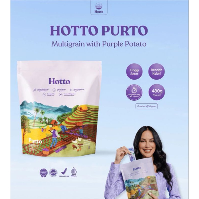 

Hotto Purto/diet/bab lancar/pengganti makan/ubi unggu