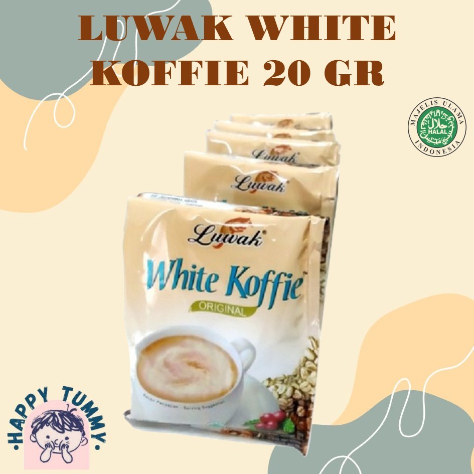 

Luwak White Koffie 3in1 20 gr. kopi. RCGg