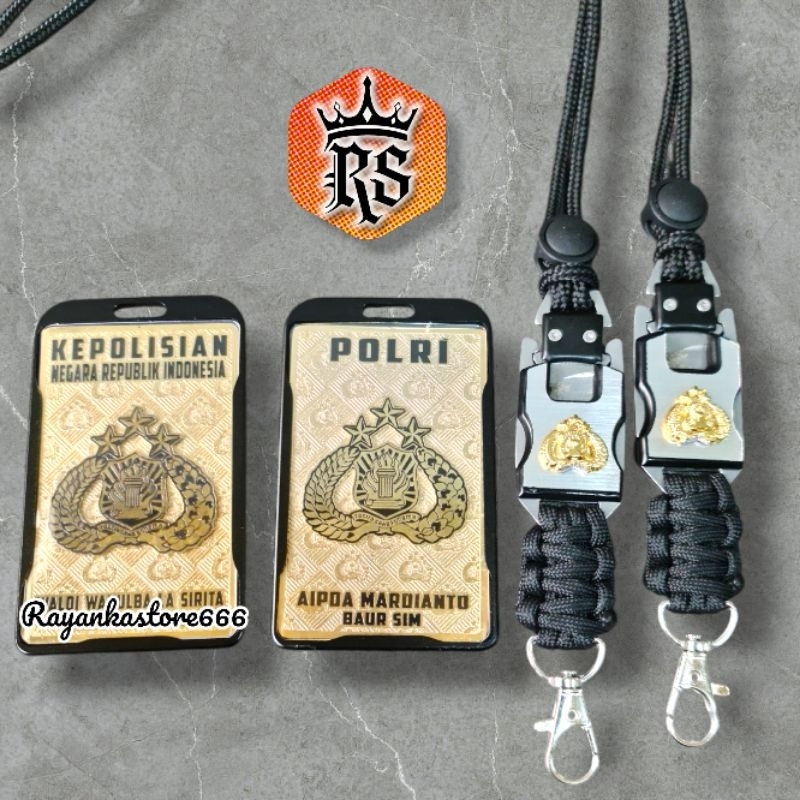 

plat lencana id card holder knife custom tni | polri | bin | bnn | jaksa | peradi | advokat | sipil | kementerian | dpr ri | pemkot | polda