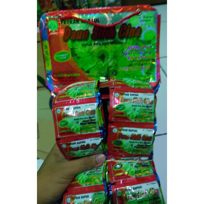Daun sirih cina kapsul 100% original