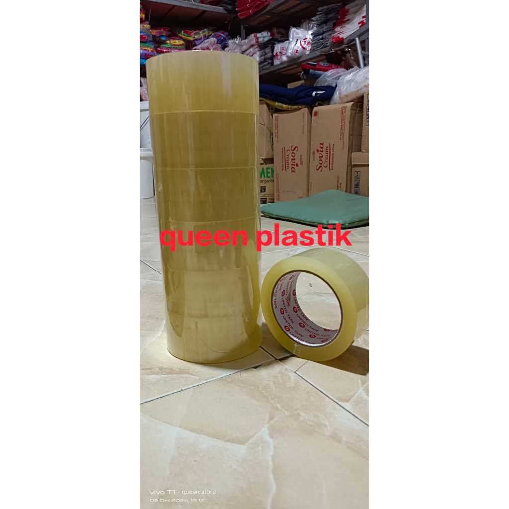 

Lakban Bening Merk UNITED 1 Pcs 100 Yard