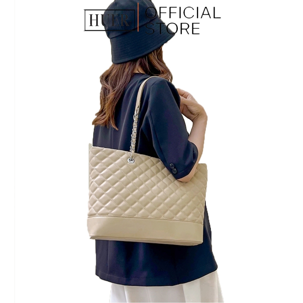 HUER ~ Tas Wanita Gerica Quilted Shoulder Bag 9536-489 #28150