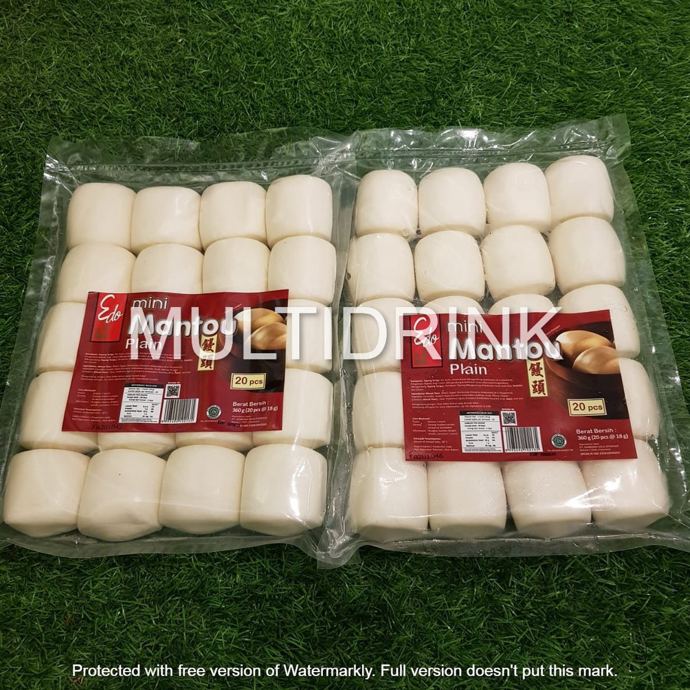 

Ready Stock Mantau edo mini plain frozen isi 2 D54