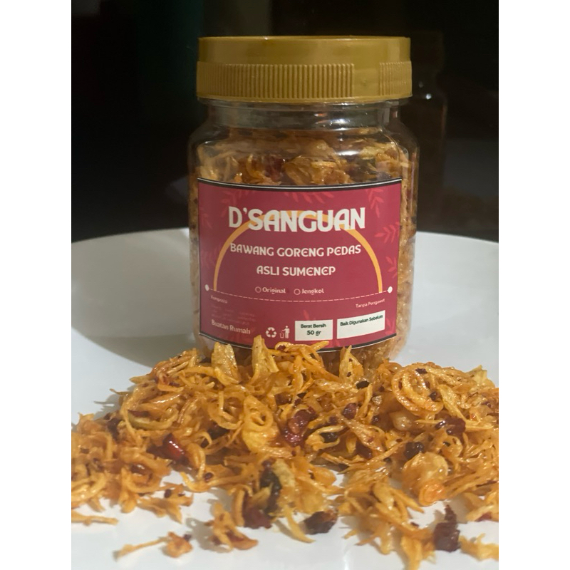 

D'SANGUAN Bawang Merah Pedas Asin Gurih