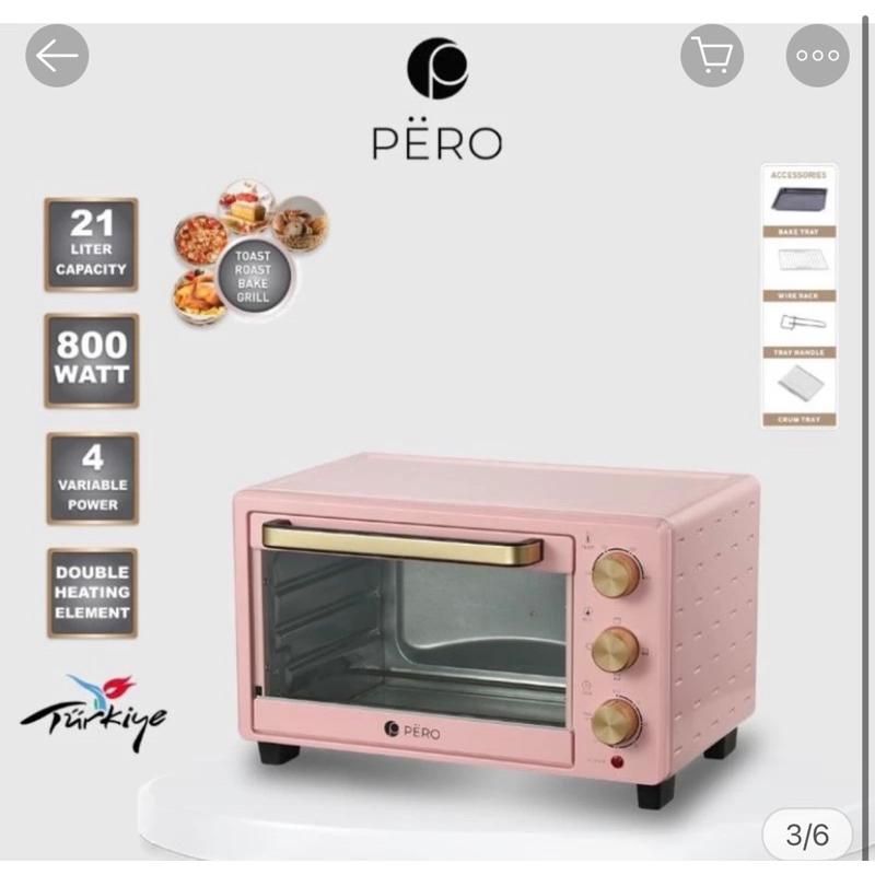 Pero Multifunction Oven 21Liter