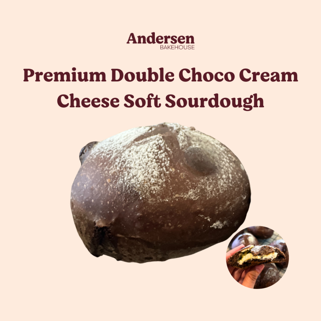 

Andersen Bakehouse 4pcs Premium Double Choco Cream Cheese Soft Sourdough