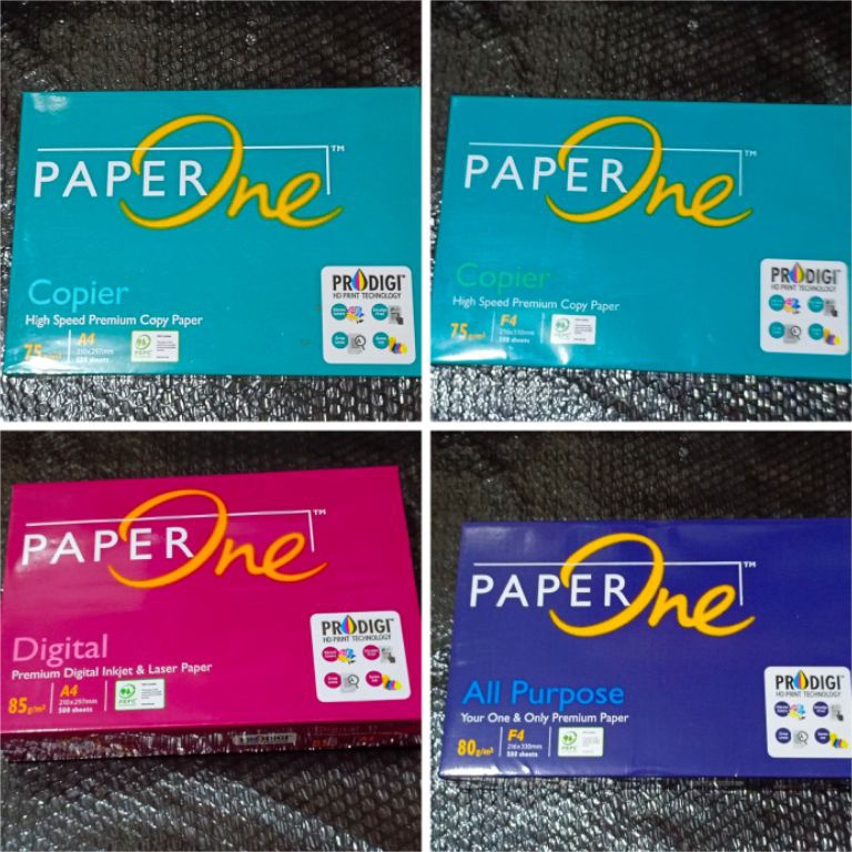 

kuReady Stock KERTAS HVS A4 PAPERONE PAPER ONE A4F4 75GR885GR PRINT FOTOCOPY 1 RIM A93