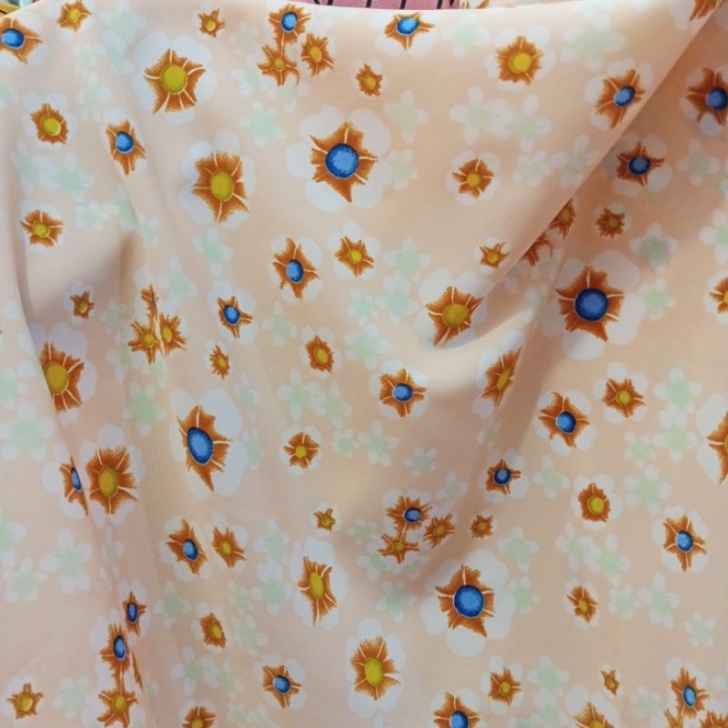 kain satin silk motif premium - kain satin motif - kain satin premium - kain satin meteran - kain si