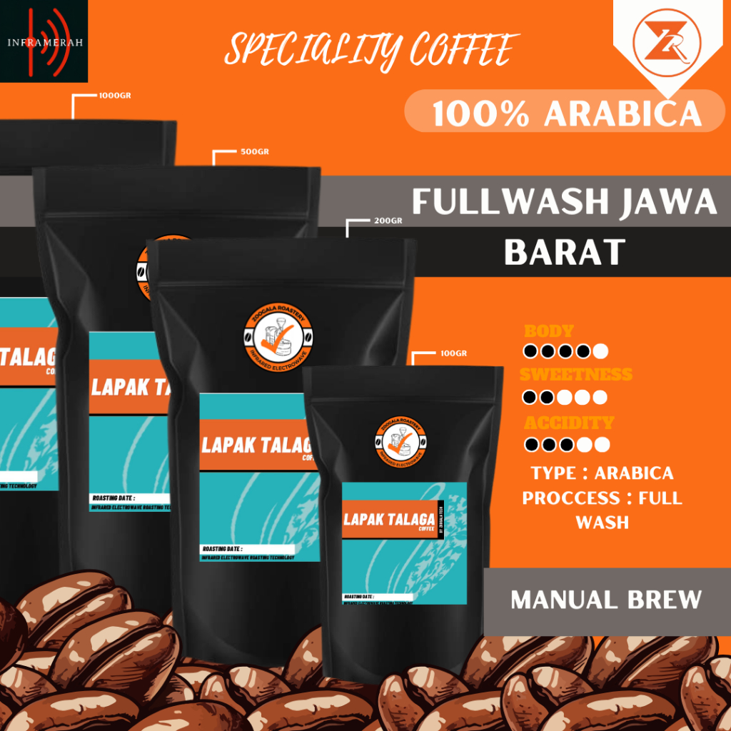 

Kopi Arabika Jawa Barat Fullwash - Manual Brew 100Gr - 500Gr