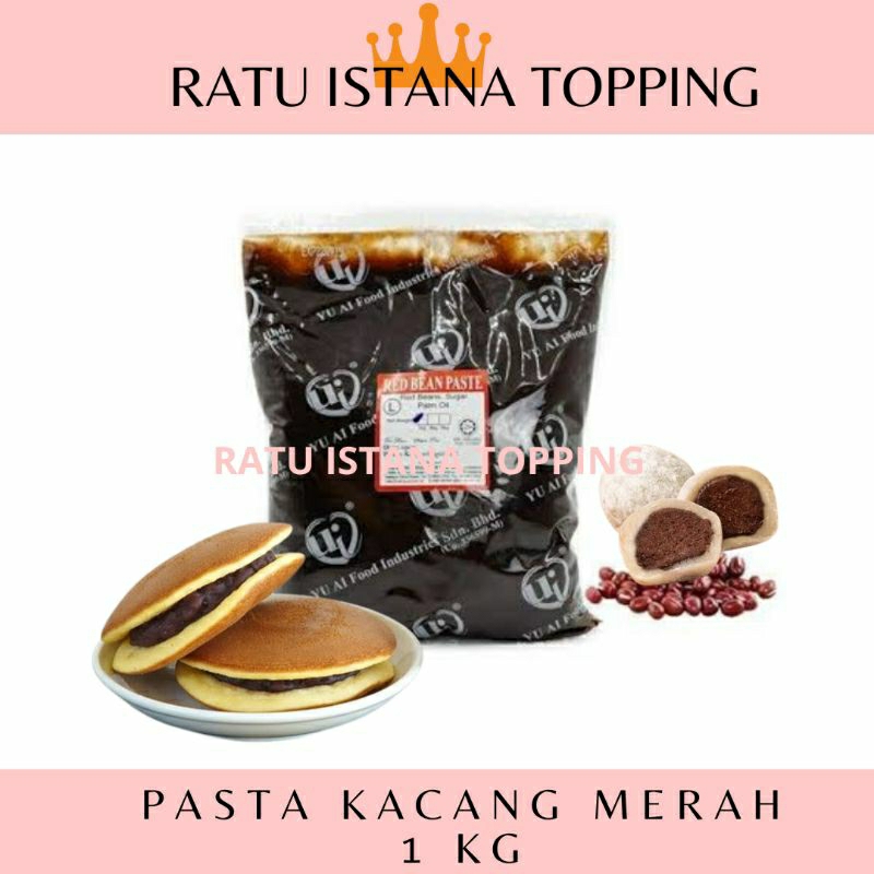 

PASTA KACANG MERAH 1 KG YU AI RED BEAN PASTE SELAI PASTA YU-AI ISIAN MOCHI DORAYAKI MOONCAKE