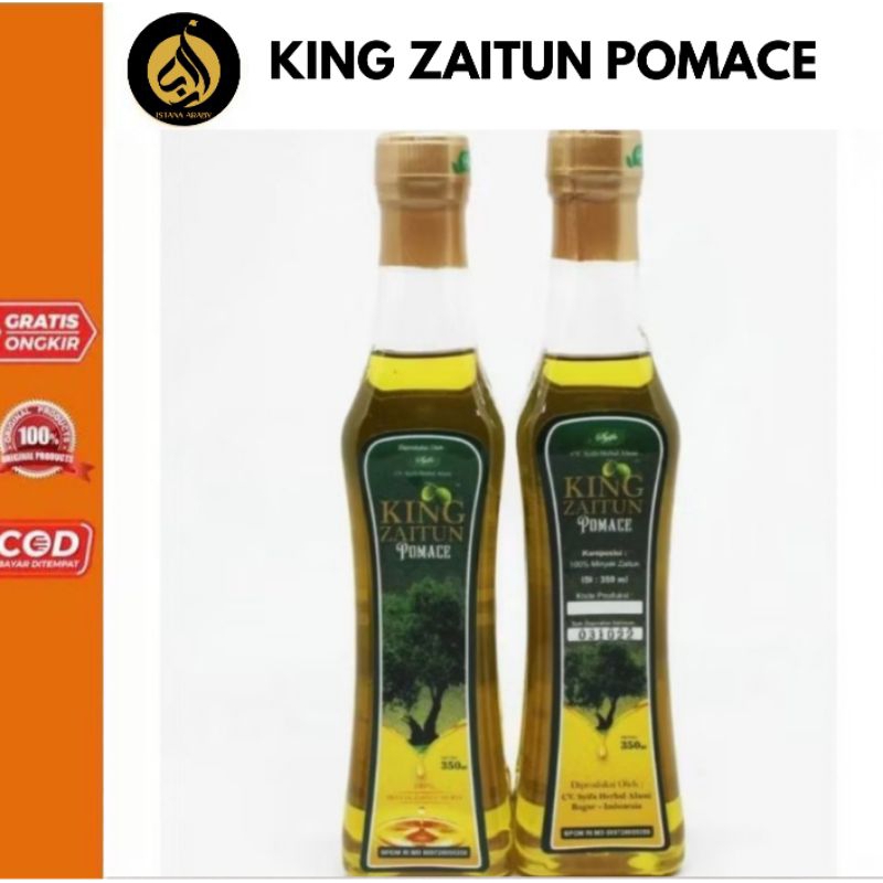 

MINYAK ZAITUN KING POMACE SYIFA/MINYAK ZAITUN KING 350 ML