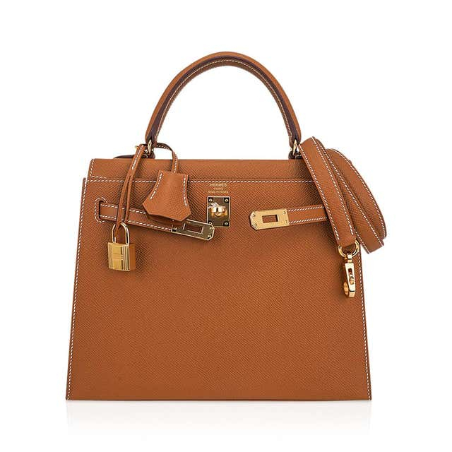 Tas Wanita Selempang Bahu 26Hermes 26Kelly Warna Coklat Kualitas premium