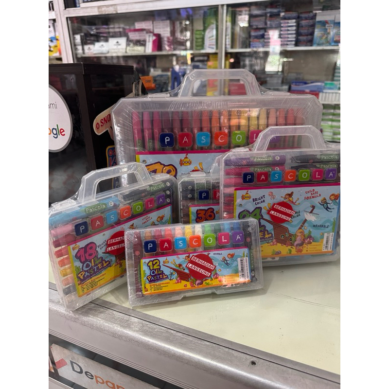

CRAYON OIL PASTEL PASCOLA 12,18,24,36,55 WARNA