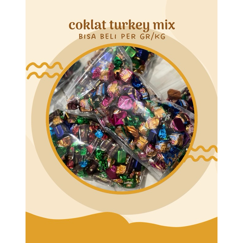 

Coklat Turkey mix / Coklat Turkey / Coklat turkey oleh oleh mekah