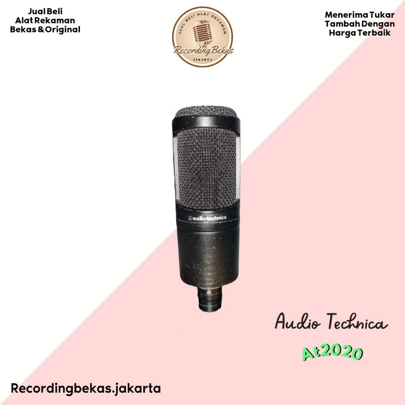 Mic codenser audio-technica at2020