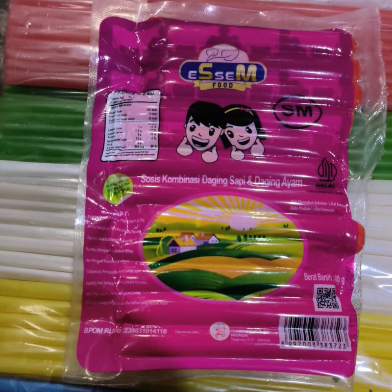 

sosis esem warna merah isi 25pcs