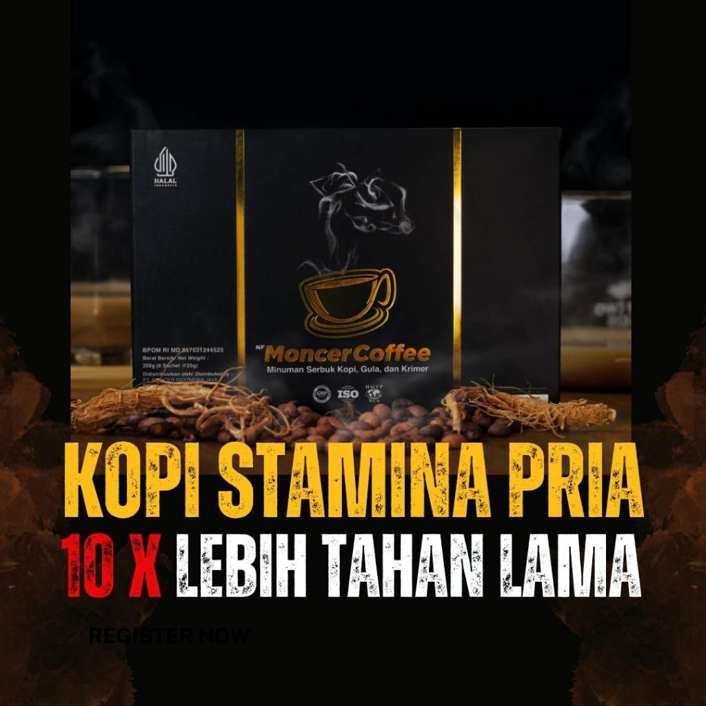 

Moceerrr Coffee Original | Kopi Stamina Pria Kuat Tahan Lama Aman Di Konsumsi Herbal Alami BPOM