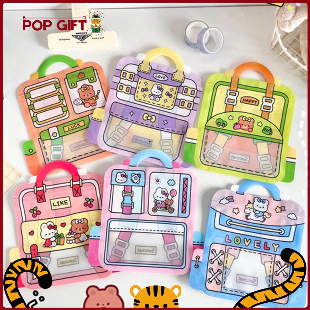 

PG Kantong Plastik Souvenir Snack Hadiah Aksesoris Zipper Lock Aesthetic Lucu Plastik Tahan Air ST08