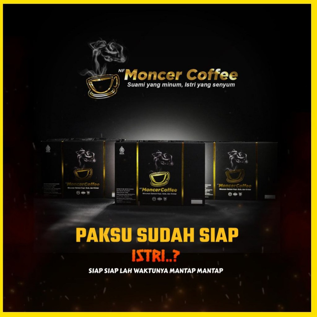 

Monceers Coffee Original | Kopi Kuat Stamina Pria Dewasa Tahan Lama Tanpa Efek Samping Aman BPOM