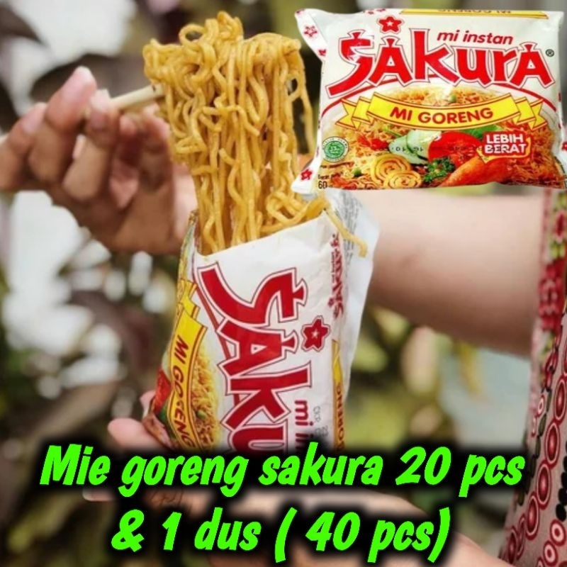 

Mie goreng sakura 20 pcs & 1 dus (40 pcs)