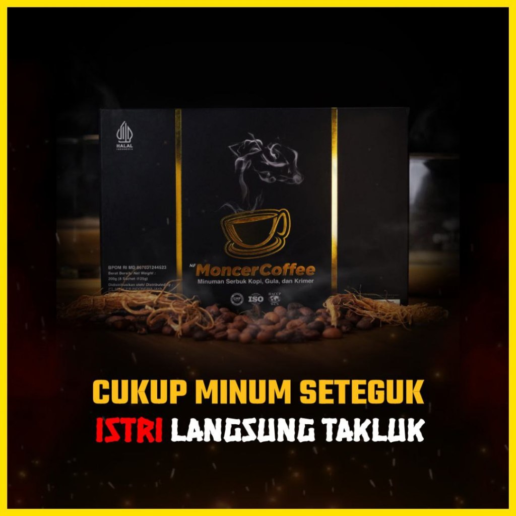 

Moncers Choffe Original Kopi Kuat Stamina Pria Tahan Lama Herbal Alami Kuat Di Ranjang Aman BPOM