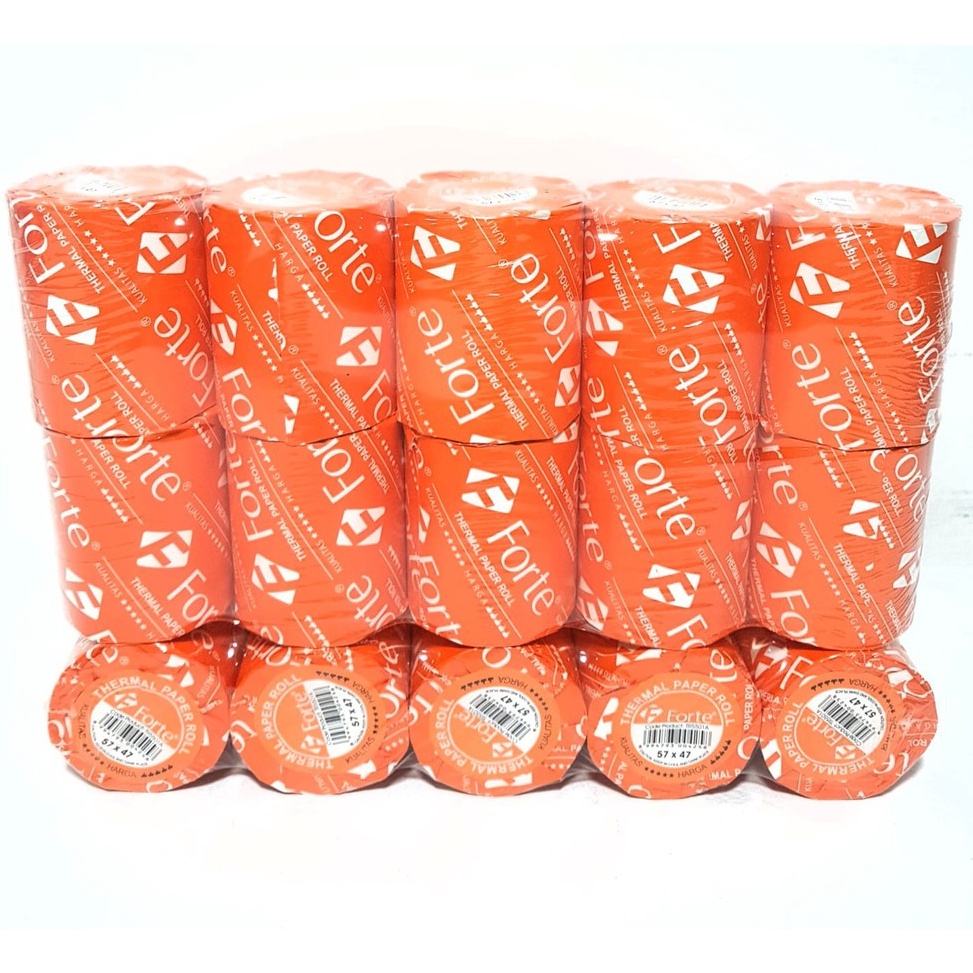 

tuBaru Harga Grosir 1packs1 Roll Kertas KasirPaper Thermal FORTE 57x4758x48 65