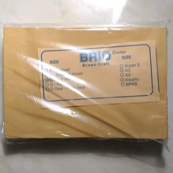 

Dijual Amplop Coklat 12 FolioMap Coklat 12 FolioEnvelope Samson 12 FolioAmplop Coklat Setengah Folio W52