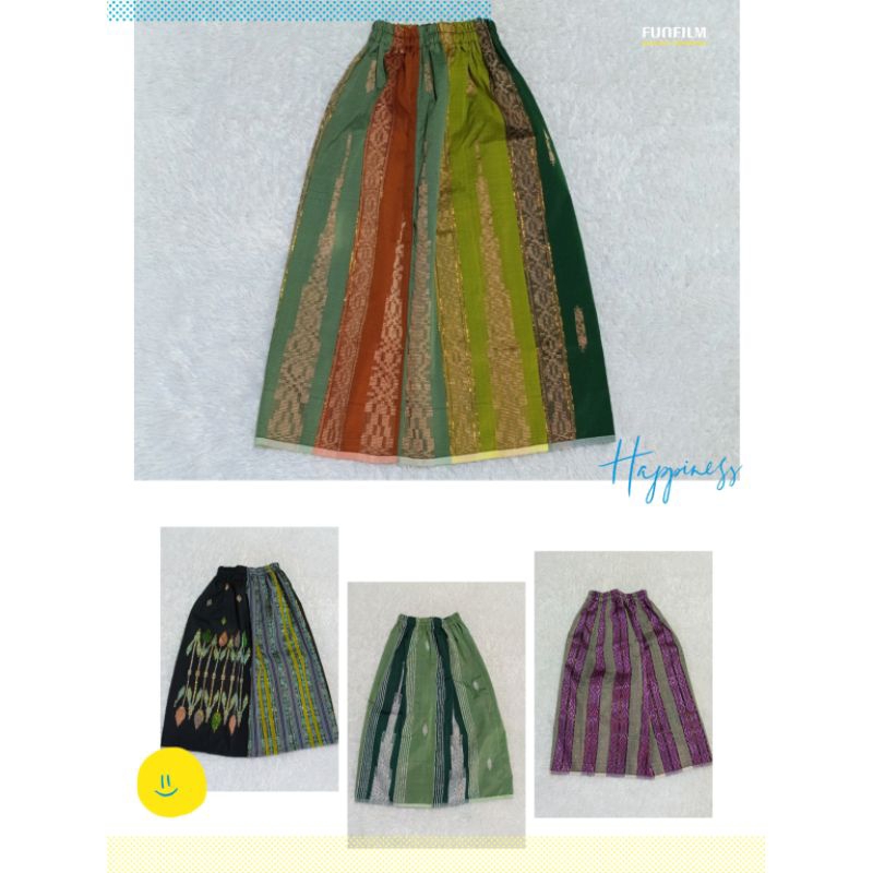 sarung rok sutra  anak u2-u13 terbaru