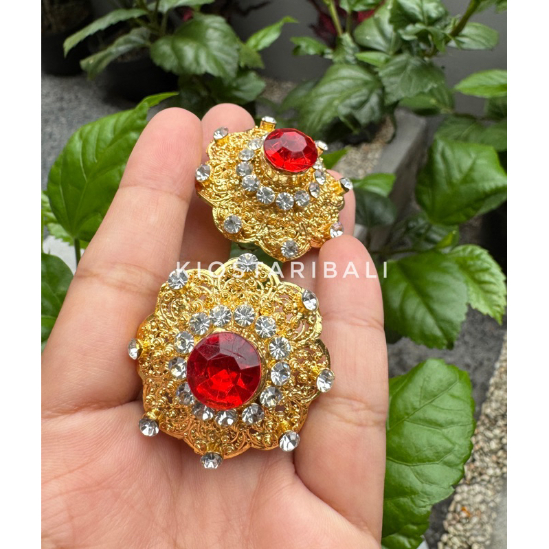 Subeng Pengantin / Anting Pengantin Bali / Aksesoris Tari Bali / Subeng Kios Tari Bali