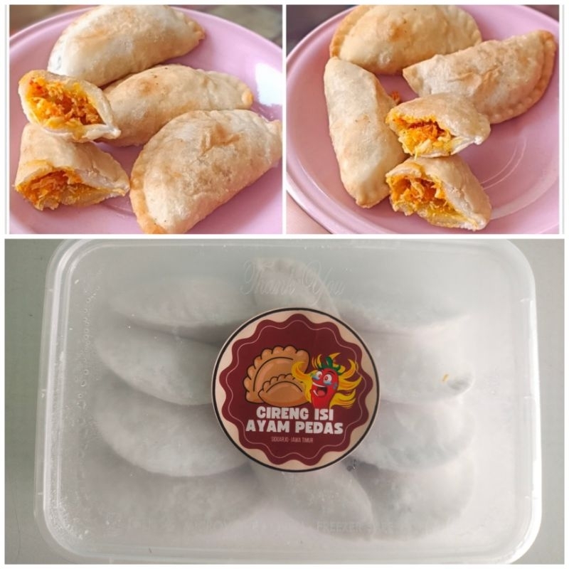 

Cireng Mini Isian ayam suwir pedas