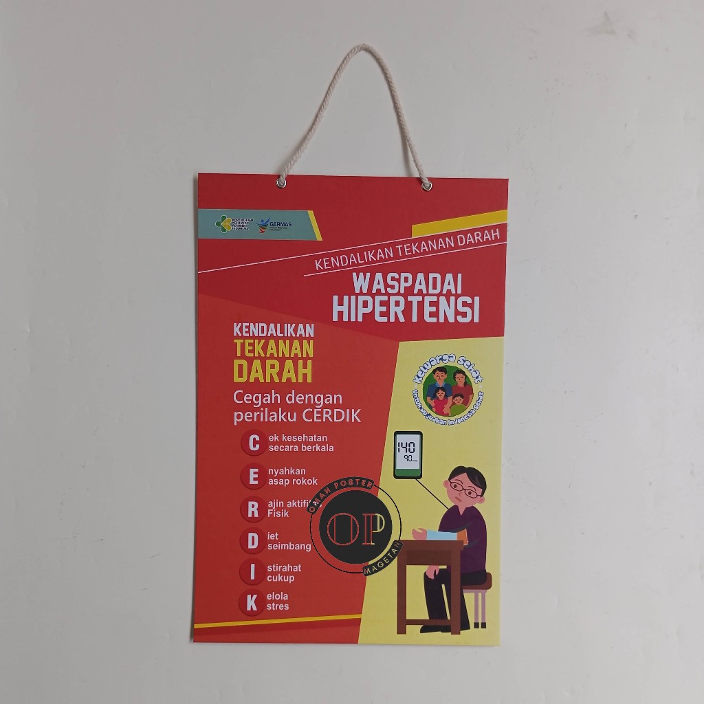 

Hard Poster Waspadai Hipertensi - Kendalikan Tekanan Darah - Kesehatan