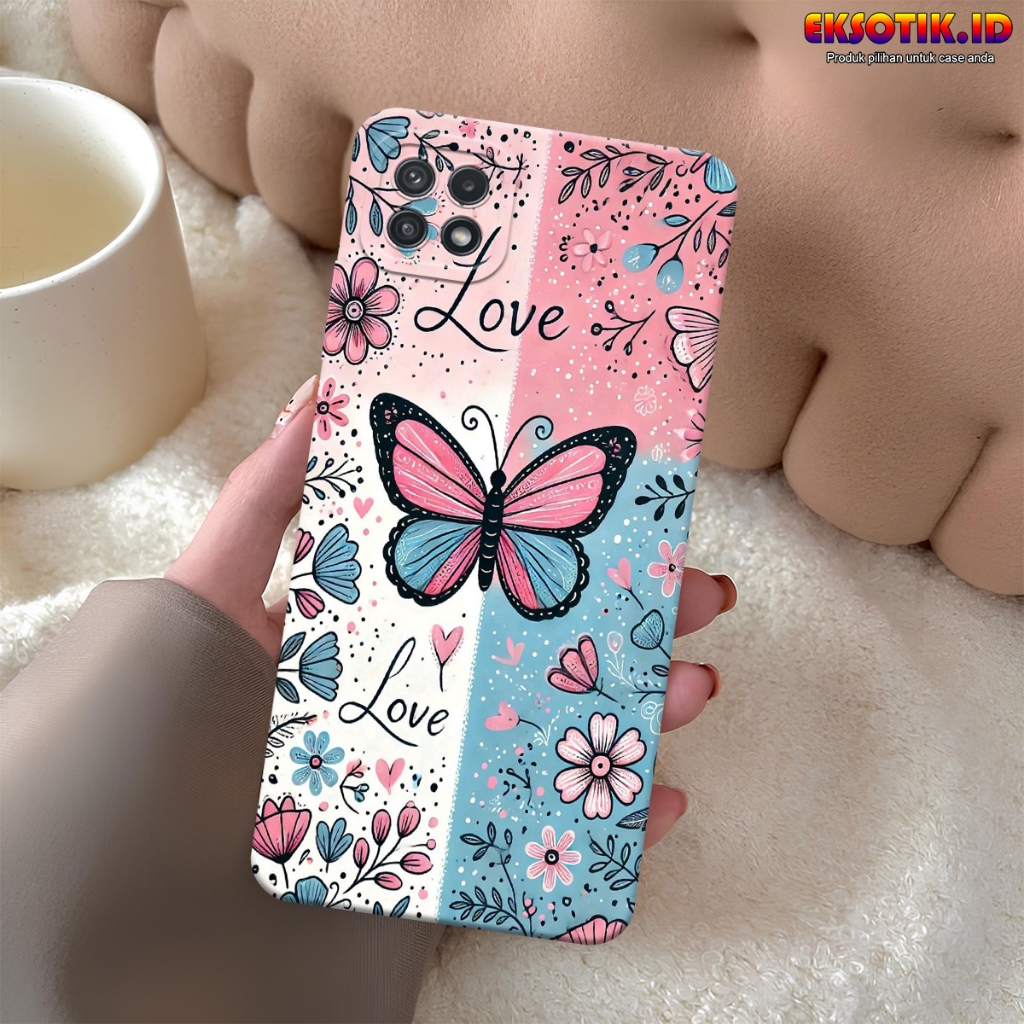 Case Samsung A22 5G - Casing Samsung A22 5G - Fashion Case - Silikon Samsung A22 5G  - Motif Keren D