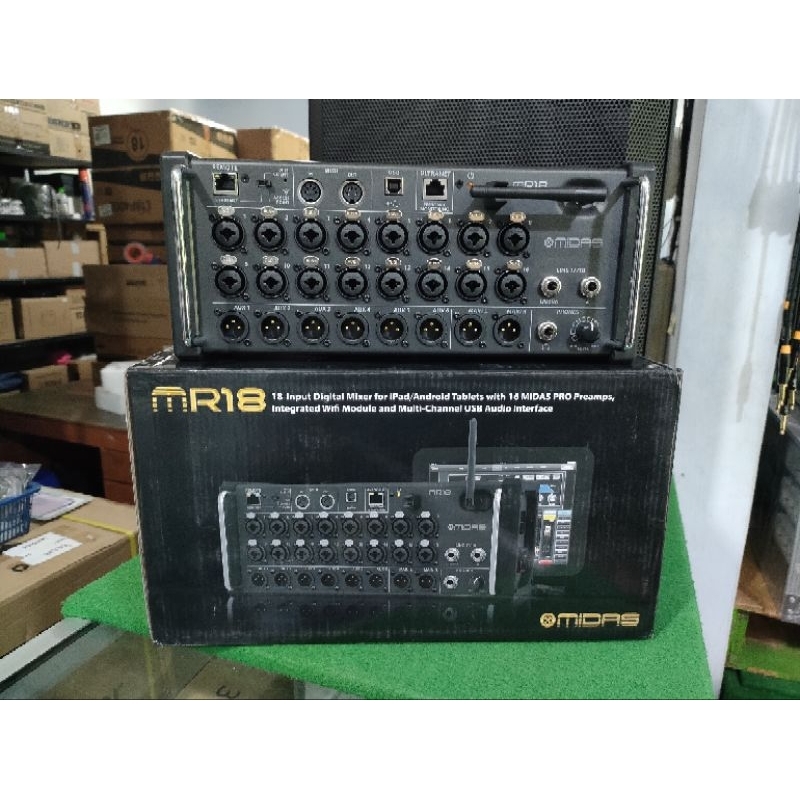 Mixer Midas MR 18 ORI Gracia Mixer Full Digital Midas MR 18