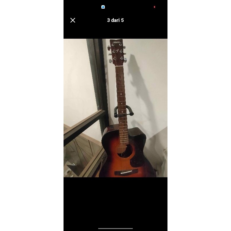 gitar akustik elektrik yamaha original