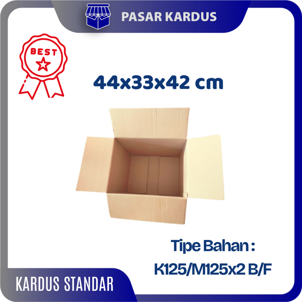 

(ISI 10) Kardus Standar / Kardus Packing / Box Multifungsi / Kardus Pindahan Uk. 42x33x42 cm