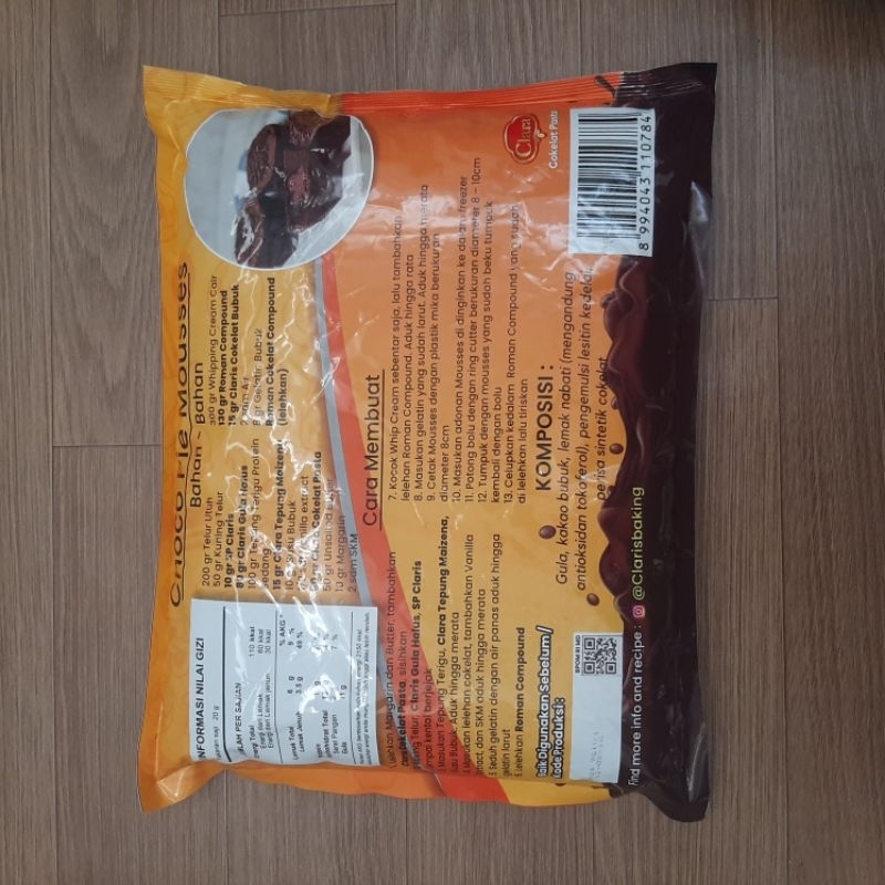 

Ay00! Selai Cokelat Pasta Clara Ukuran 5 Kg
