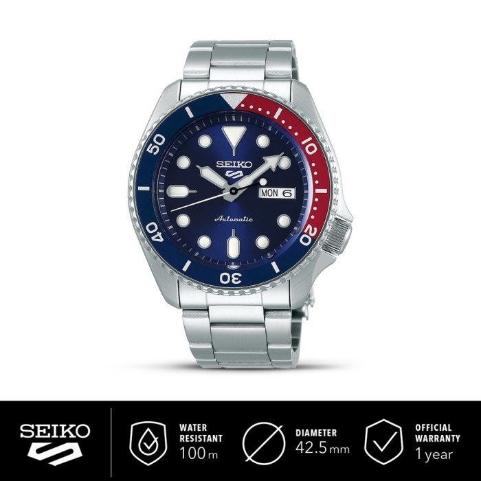 Jam Tangan Pia Seiko 5 Sport Pria Blue SRPD53/SRPD53K1 ORIGINAL SEIKO