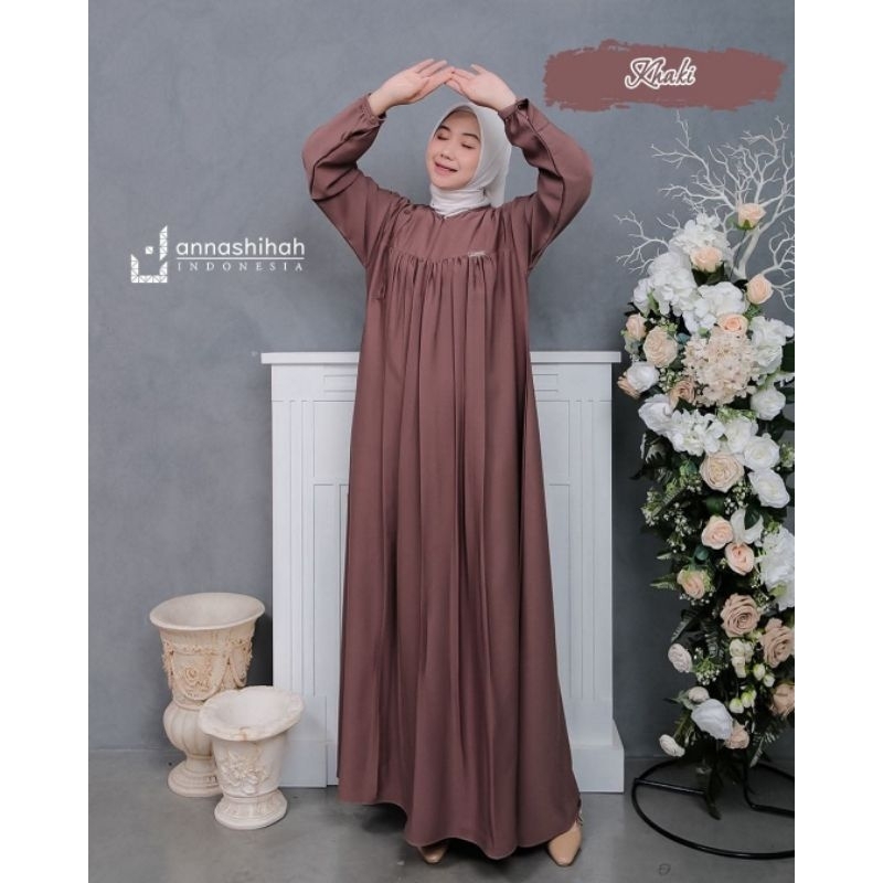 RUMINA DRESS BY ANNASIHAH PREMIUM// GAMIS YORIS BY ANNASIHAH// GAMIS SIMPLE