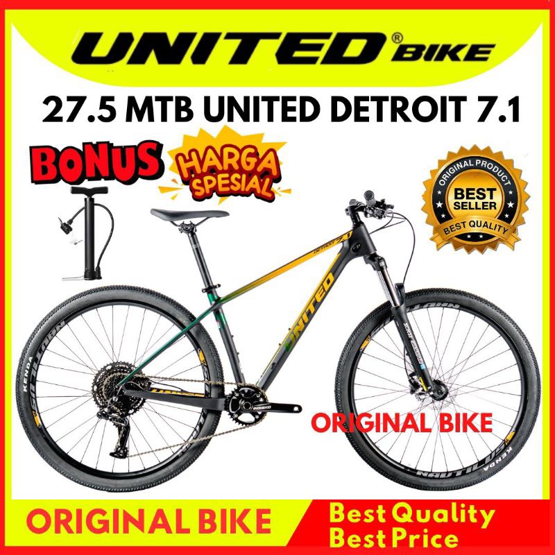 SEPEDA 27.5  MTB UNITED DETROIT 7.1 NEW