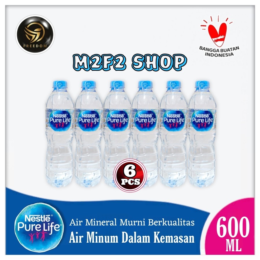 

Air Mineral Nestle Pure Life Botol Tanggung - 600 ml (Kemasan 6 Pcs)