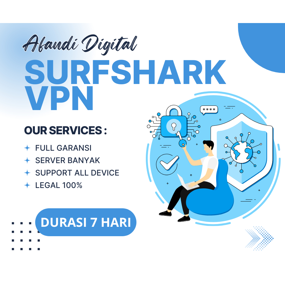 Surfshark VPN Premium 7 Hari