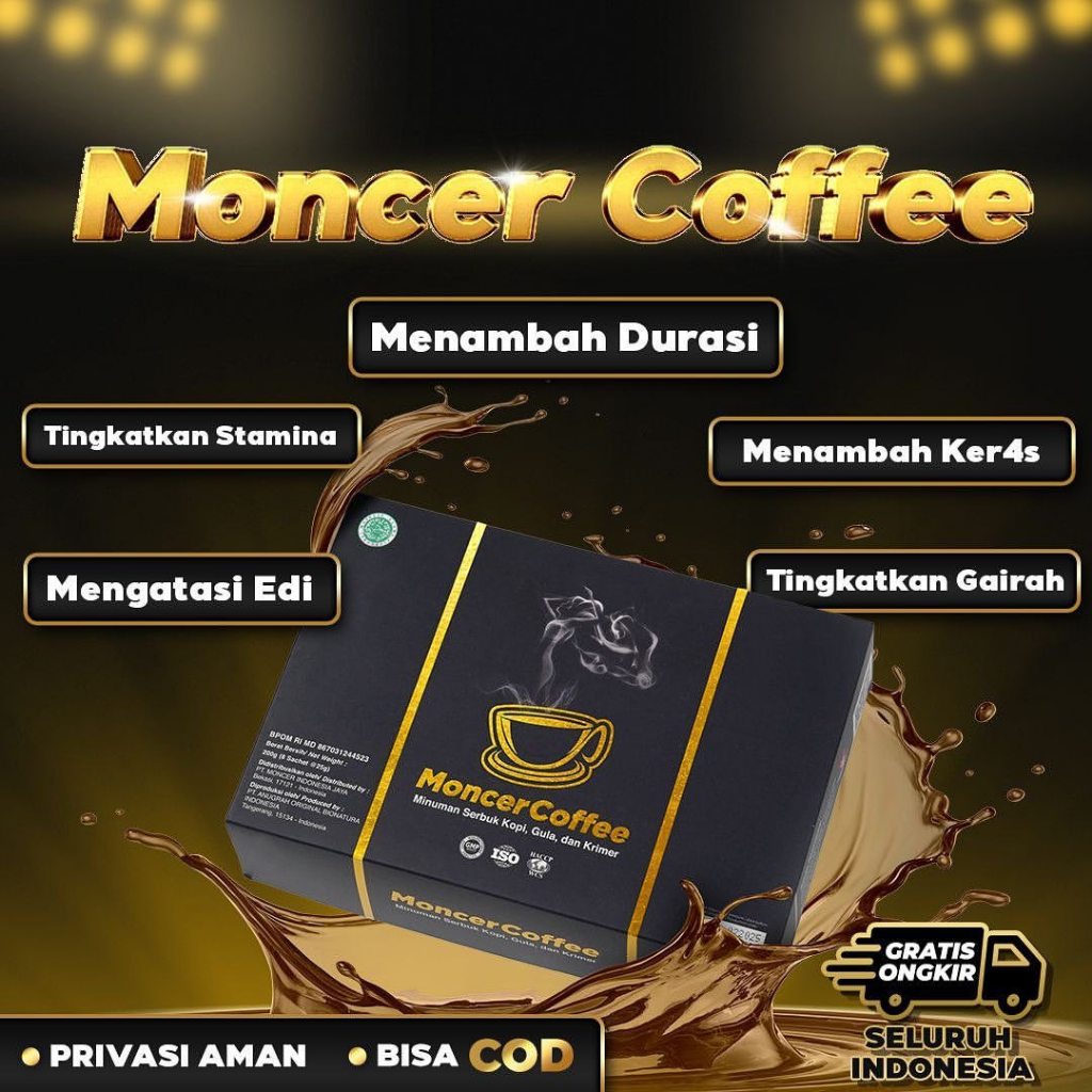 

NFMoncer Coffee - Kopi Monceer Penambah Stamina Dan Vitalitas BPOM